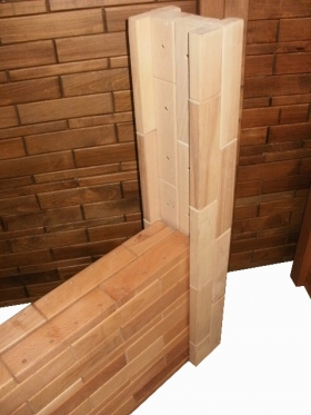 Montážní dřevěné stavební panely ( a spojové trámy )