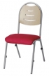 Židle s kovovým podnožím