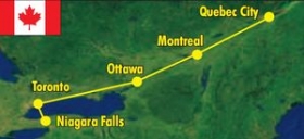 Zájezd - Niagara a metropole východní Kanady