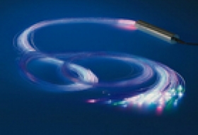Optická vlákna LED RGB mixování barev