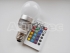 LED RGB žárovka E27 - 6W