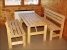 Zahradní nábytek - dřevěný stůl R8