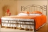 Kovová postel Skarlet 120x200 cm nízká