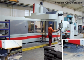 Zakázková strojní výroba, kovovýroba, CNC obrábění