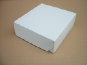 Dortová krabice (280x280x100) bílo-šedá 