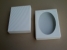Dárková krabička s průhledem-bílá (190x145x35) 