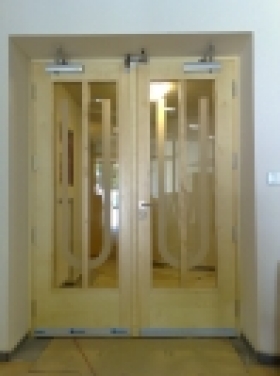 Protipožární dveře prosklené