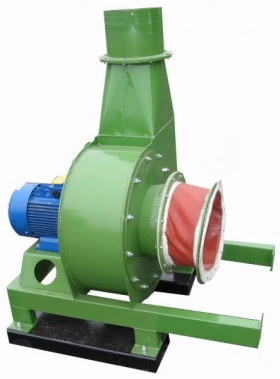 Ventilátor pro rotor drtiče