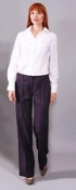 Kalhoty Bruna - fialový melír