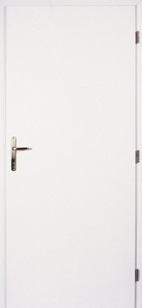 Laminované bílé zvukotěsné dveře