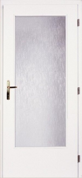 Hladké bílé dveře