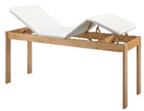 Lehátka a masérské stoly - dřevěná konstrukce