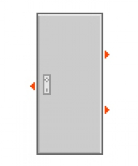 Dveře F6/2 Abloy