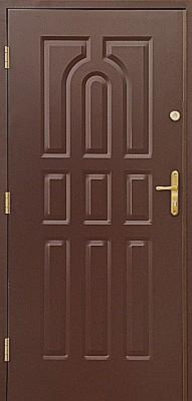 Vchodové dveře - Model 9 kazet