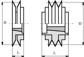 Variabilní (přestavitelné) řemenice