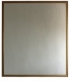 Zrcadlo v kovovém rámu - povrch zlatý drátkovaný