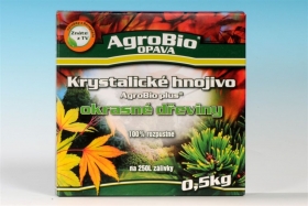 Krystalické hnojivo AgroBioPlus okrasné dřeviny - 0,5 kg