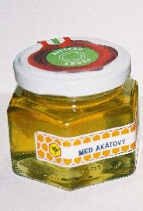 Akátový med - šestihran 