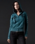 Mikina Rotate Hood Teal