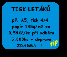 Tisk letáků