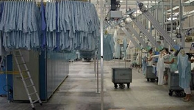 Praní prádla pro velké společnosti