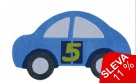 Dětský koberec Auto modré 