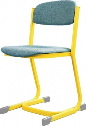 Židle učitelská žlutá