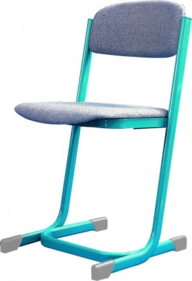 Židle učitelská modrá