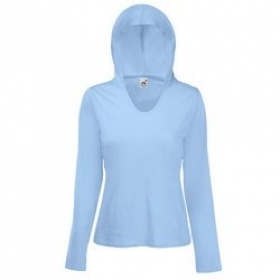 Dámské tričko Lady-Fit Hooded Lightweight T 