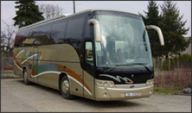 Doprava autobusem Scania Beulas Aura pro 54 osob