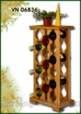 Dřevěné stojany na víno