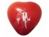 Balónek červené srdce "Novomanželé"