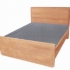 Dřevěná dvoulůžková postel 160x200 s roštem z masivu