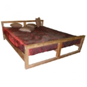 Dřevěná dvoulůžková postel modern styl 180x200
