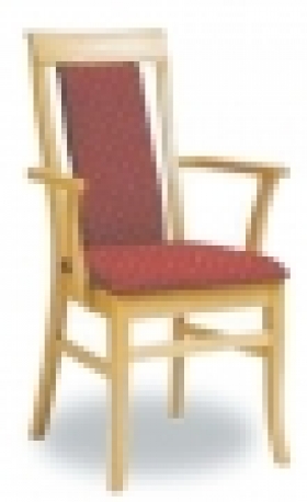 Dřevěná jídelní židle s područkami 3444