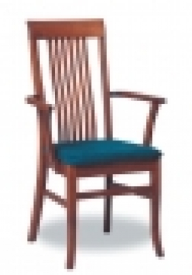Dřevěná jídelní židle s područkami 3435