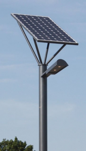 Autonomní  solární (fotovoltaické) veřejné pouliční osvětlení SL-SOL