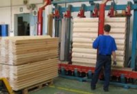Výroba dřevěných nábalových válců