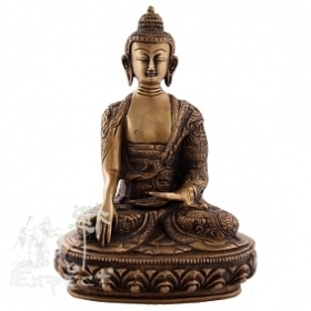 Plastika Buddha bohatě zdobený