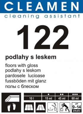 Cleamen - čistící prostředek na podlahy s leskem 5 l