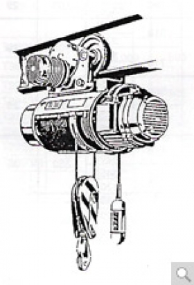 Elektrický lanový kladkostroj s el. pojezdem TYP T10 a T45