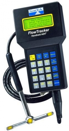 Přístroj pro měření rychlosti proudu vody FlowTracker