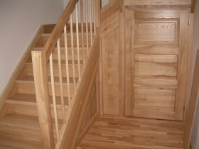 Výroba schodů ze dřeva