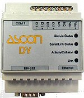 DY - Ethernet modul a WEB server 