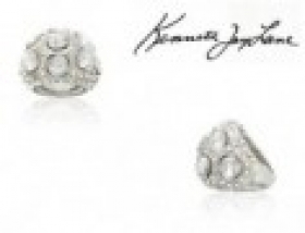 Velký stříbrný prsten s krystaly Swarovski  