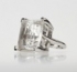 Stříbrný prsten s čtvercovým krystalem Kenneth Jay Lane  