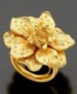 Zlatý květinový prsten Kenneth Jay Lane 