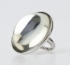 Stříbrný prsten s čirým krystalem Kenneth Jay Lane  