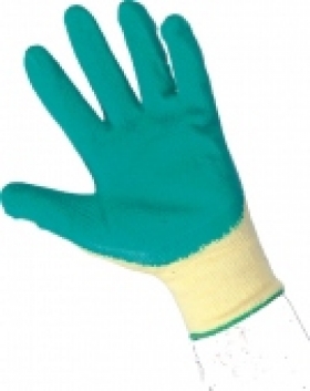Pracovní rukavice PVC + nitril + latex