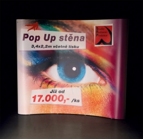 POP - up stěny 